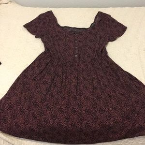 Patterned Forever 21 Plus Size Dress